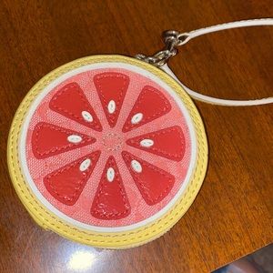 COACH Fruit Slice Change Purse/Card Holder